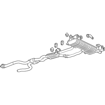 GM 84072838 Muffler Assembly, Exhaust (W/ Exhaust Aftertreatment)