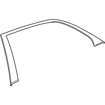 GM 23363162 Applique Assembly, Rear Side Door Window Frame Front