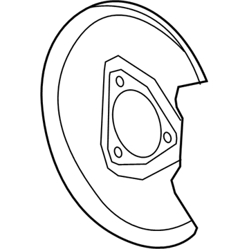 Buick Regal Brake Backing Plate - 84543343