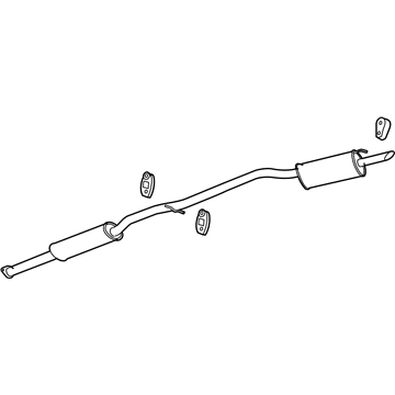 Buick Lucerne Exhaust Pipe - 15921946