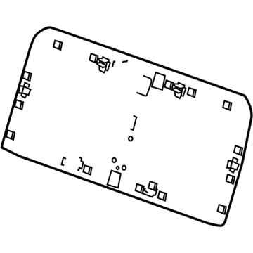 GM 92230519 Panel,Rear Seat Back