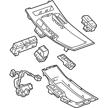 GM 26264886 Bezel Assembly, Automatic Transmission Control Indicator *Poplar