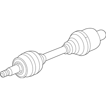 GM 84615504 Shaft Assembly, Front Whl Drv Half