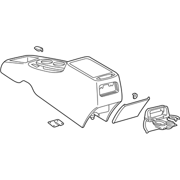 Pontiac Vibe Center Console Base - 88972595