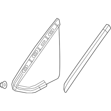 GM 39033453 Window Assembly, Windshield Pillar Stationary