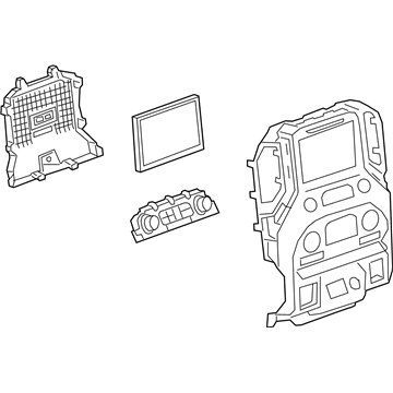 GM 84569061 Control Assembly, Am/Fm Stereo Rdo