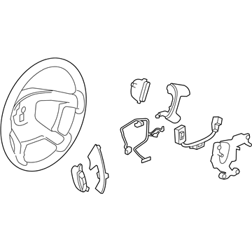 GM 84096920 Steering Wheel Assembly *Dark Titaniu