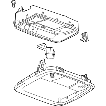 GM 84423301 Console Assembly, Rf *Black