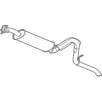 2003 Chevrolet Trailblazer Exhaust Pipe - 15175774