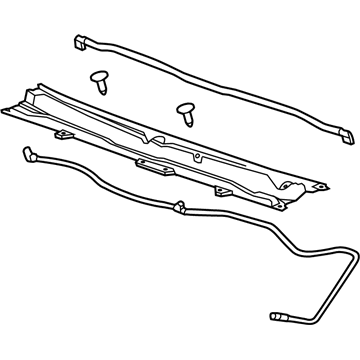 GM 84239366 Panel Assembly, Air Inlet Grille *Black