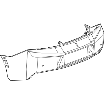 GM 84676729 Fascia Assembly, Rear Bpr Upr *Service Prim