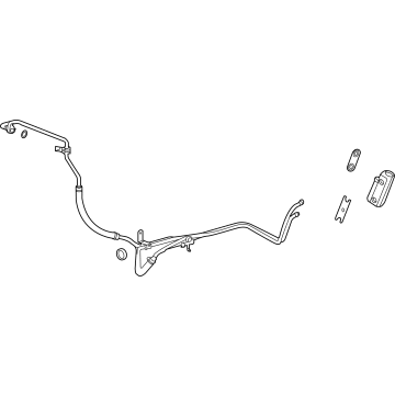 2022 GMC Sierra Automatic Transmission Oil Cooler Line - 85584364