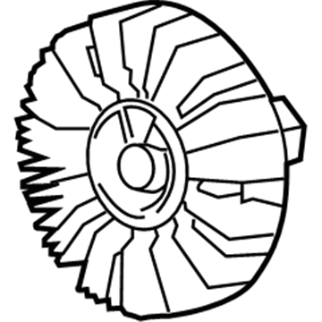 2015 Chevrolet Silverado Fan Clutch - 84568307