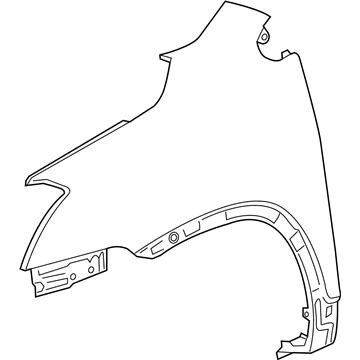 GM 95210619 Fender,Front