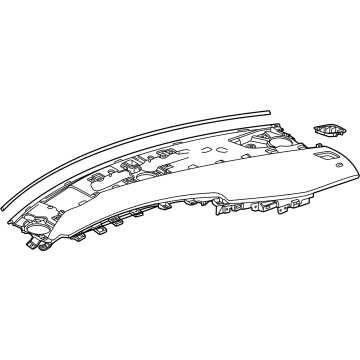 GM 84997497 Panel Assembly, I/P Upr Tr *Gideon