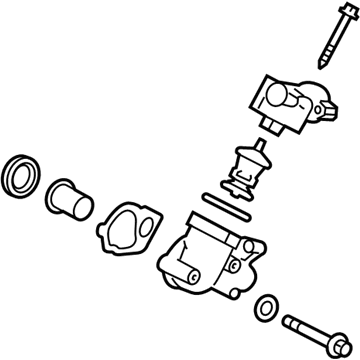 GM Thermostat Housing - 12698362