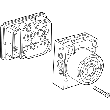 GM 23414478 Electronic Brake Control Module Assembly (W/Brake Pressure Mod