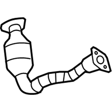 2012 Chevrolet Malibu Catalytic Converter - 19418971