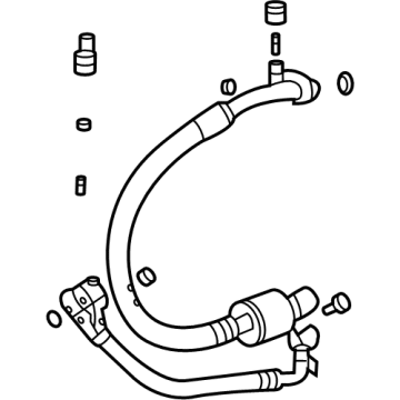 2022 Cadillac CT5 A/C Hose - 84798186