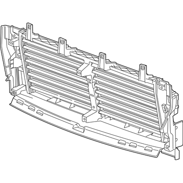 GM 84641100 Shutter Assembly, Front Bpr