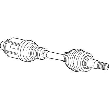 GM 84422107 Front Driver Side Half, Shaft Assembly