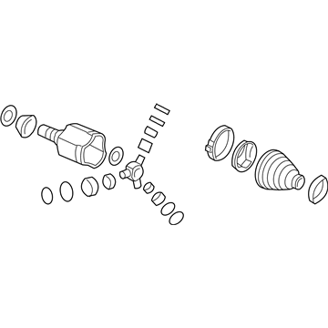 2015 Chevrolet Spark CV Joint - 95299638