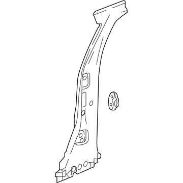 GM 84623521 Reinforcement Assembly, Ctr Plr Otr Pnl