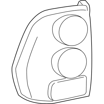 2003 GMC Envoy Back Up Light - 15131576