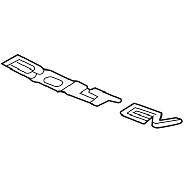 GM 42703562 Plate Assembly, L/Gate Veh Na