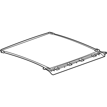 GM 22926559 Sunshade Assembly, Sun Roof *Neutral