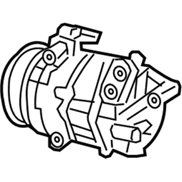 2020 GMC Acadia A/C Compressor - 86792443