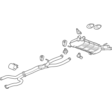 GM 86778208 Muffler Assembly, Exh (W/ Exh Pipe)