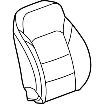 GM 84520490 Pad Assembly, F/Seat Bk