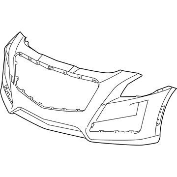 GM 84033409 Front Bumper Cover *Service Primer