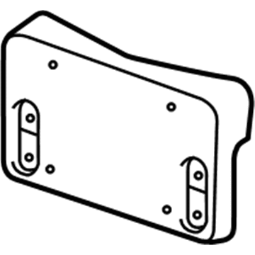 GM 23468245 Bracket, Front License Plate