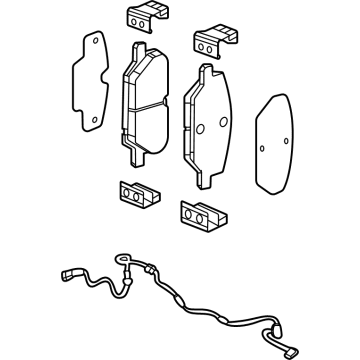 2022 Chevrolet Camaro Brake Pad - 84830631