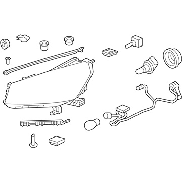 GM 23391886 Headlamp Assembly