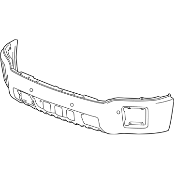 GM 22902309 Bar, Front Bumper Imp