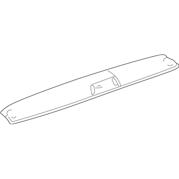 GM 15024990 Deflector, End Gate Window Air <Use 1C6N*White