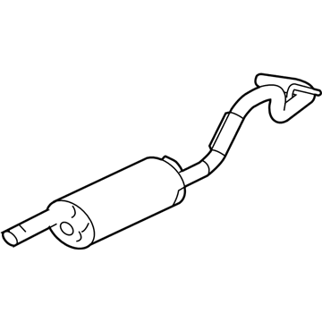 GM 23364881 Muffler Assembly, Exhaust (W/ Exhaust Pipe)