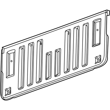 GM 94736925 Liner, Pick Up Box End Gate *Dark Smoke Gry