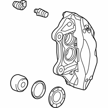 GM 84733239 Caliper Assembly, Front Brk (W/O Brk Pads & Brkt)