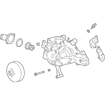 GMC Water Pump - 12717097