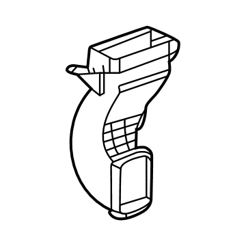 GM 86787629 ADAPTER-FLR RR AIR OTLT DUCT