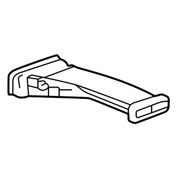 GM 85157714 DUCT-F/FLR CNSL RR AIR RR