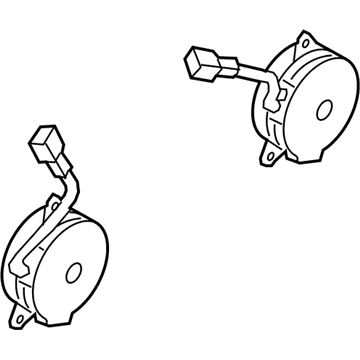 GM 19316319 Motor,Engine Coolant Fan