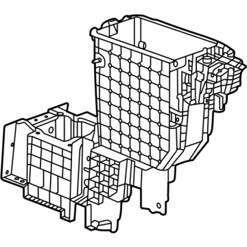 GM 42755828 COMPARTMENT ASM-F/FLR CNSL *JET BLACK