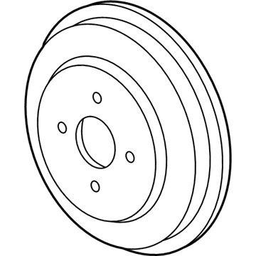 2019 Chevrolet Spark Brake Drum - 42783310