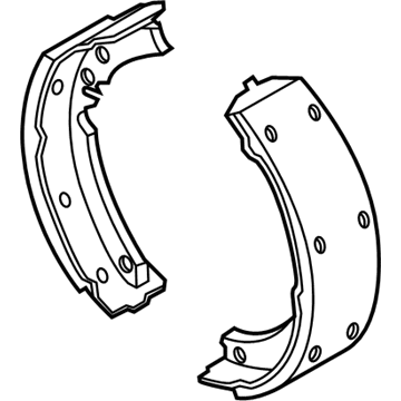 Chevrolet Spark Parking Brake Shoe - 42673469