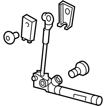 GM 19354206 Tensioner Kit,Driver Seat Belt (Retractor Side) *Cocoa